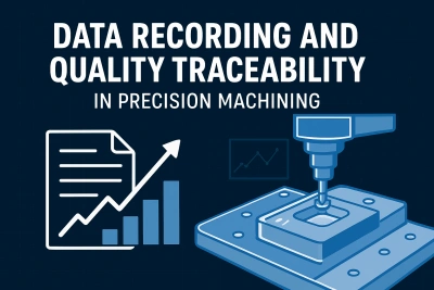 Data recording and quality traceability in precision CNC machining, showing process monitoring, tool management, and aerospace manufacturing quality control Data recording and quality traceability in precision CNC machining, showing process monitoring, tool management, and aerospace manufacturing quality control